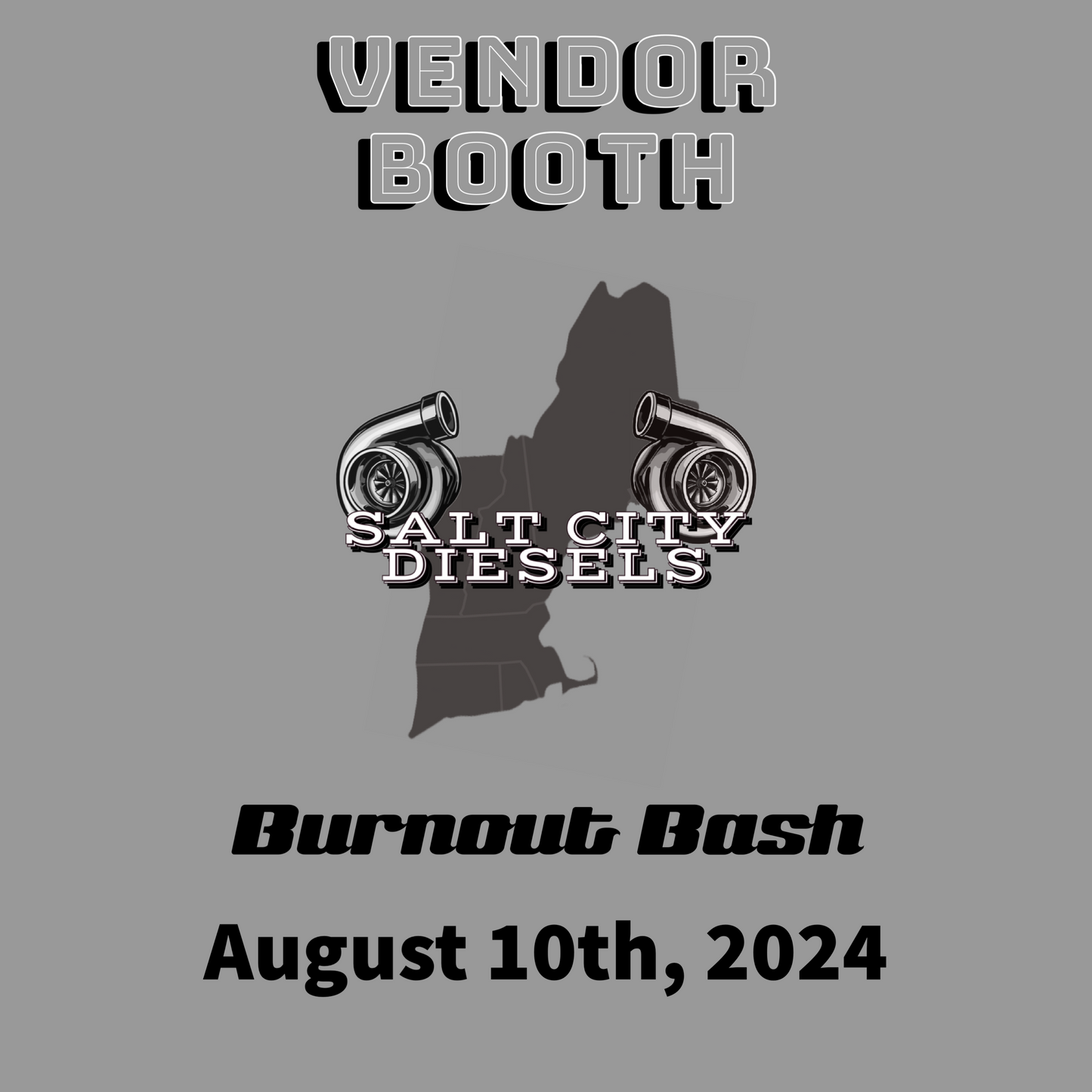 Burnout Bash 2024 Vendor Booth